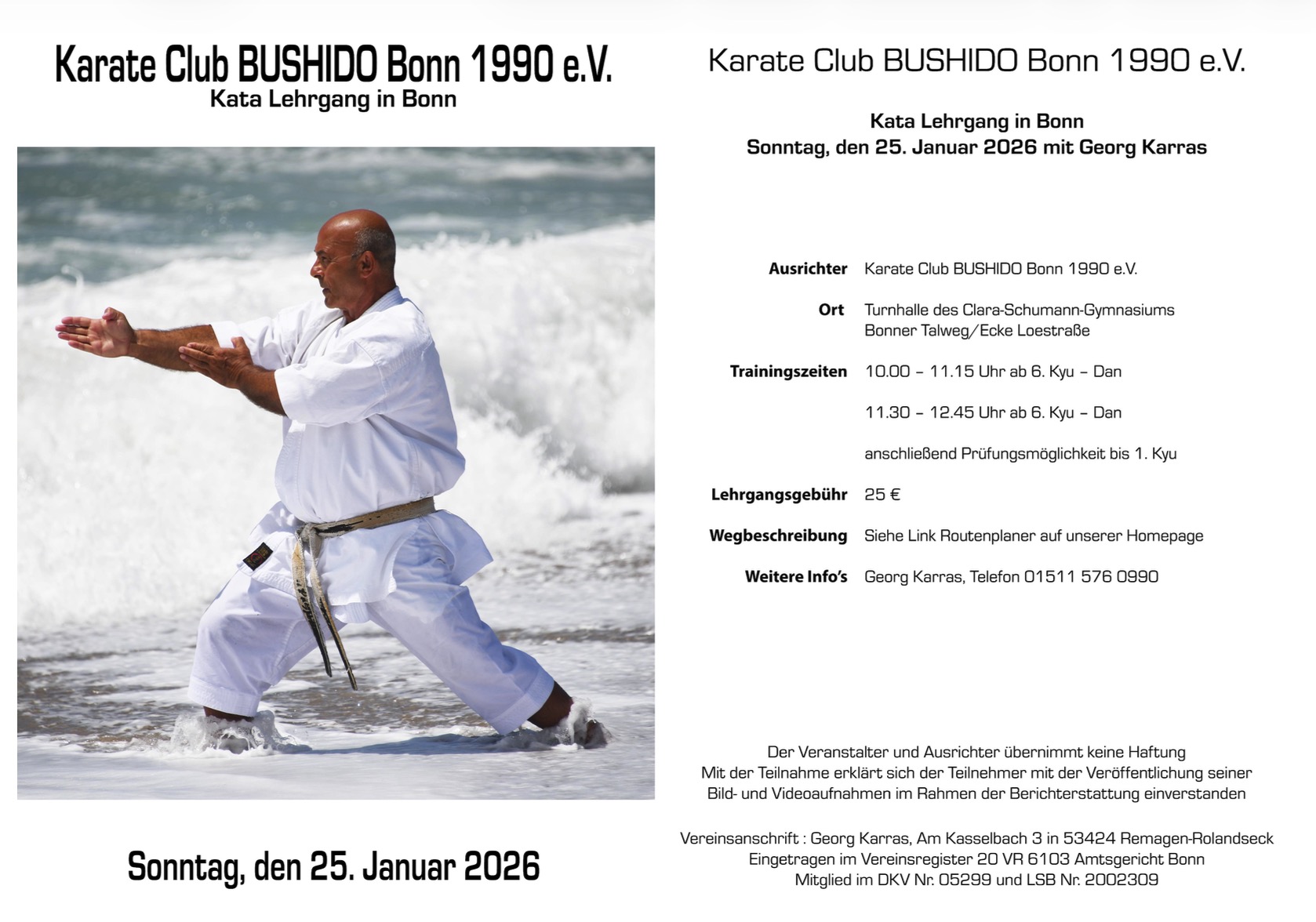 Kata Lehrgang in Bonn